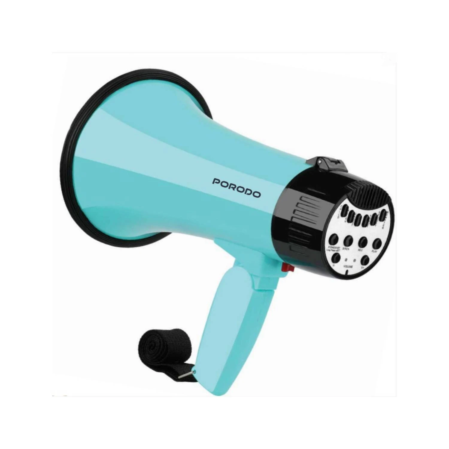 Porodo Kids Megaphone, Clear & Load Sound, Lightweight & Portable - Sky Blue