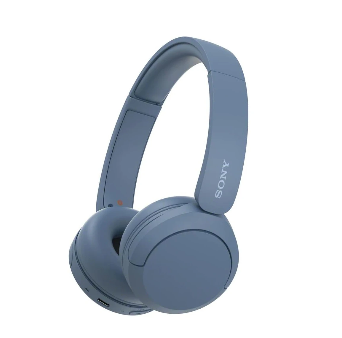 Sony WH-CH520 Wireless Headphones Bluetooth On-Ear Headset with Microphone - Blue