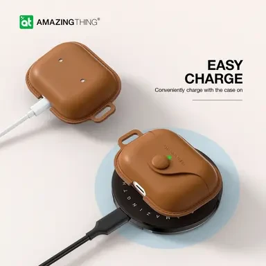 AMAZING THING MARSIX PRO CASE FOR AIRPODS PRO 2 2022 BROWN