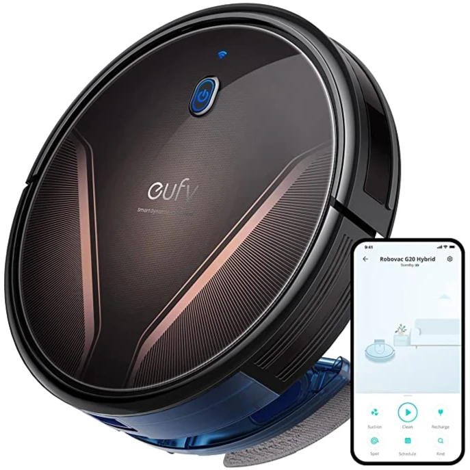 Anker Eufy ROBOVAC G20 Hybrid 2 In 1 Vacuum And Mop (T2258K11) Black