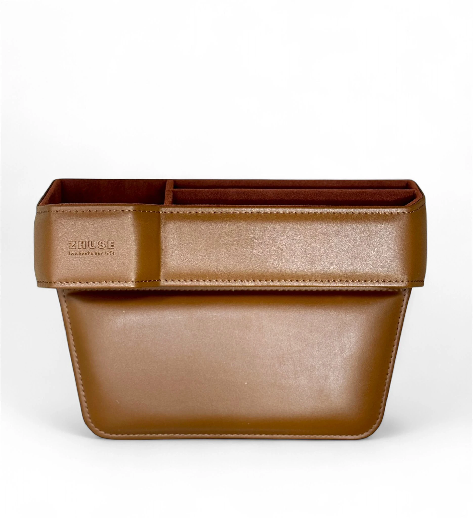 Zhuse Car Seat Seam Storage Box (ZSCA002) - Brown