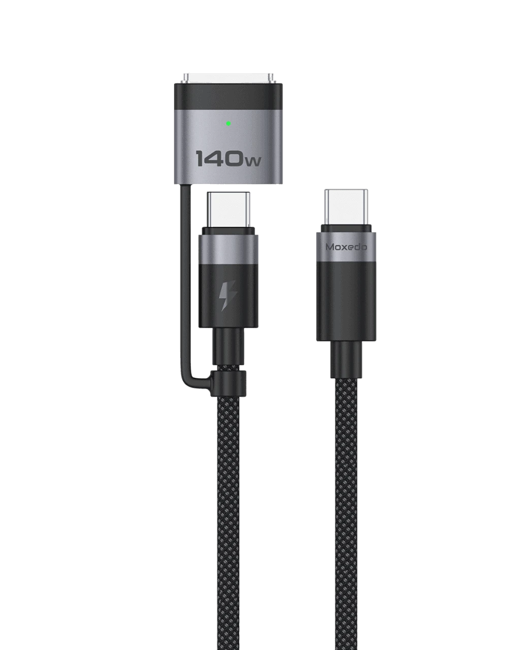 Moxedo 2 in 1 Charging Cable USB-C/USB-C to Magsafe 3 (2m)