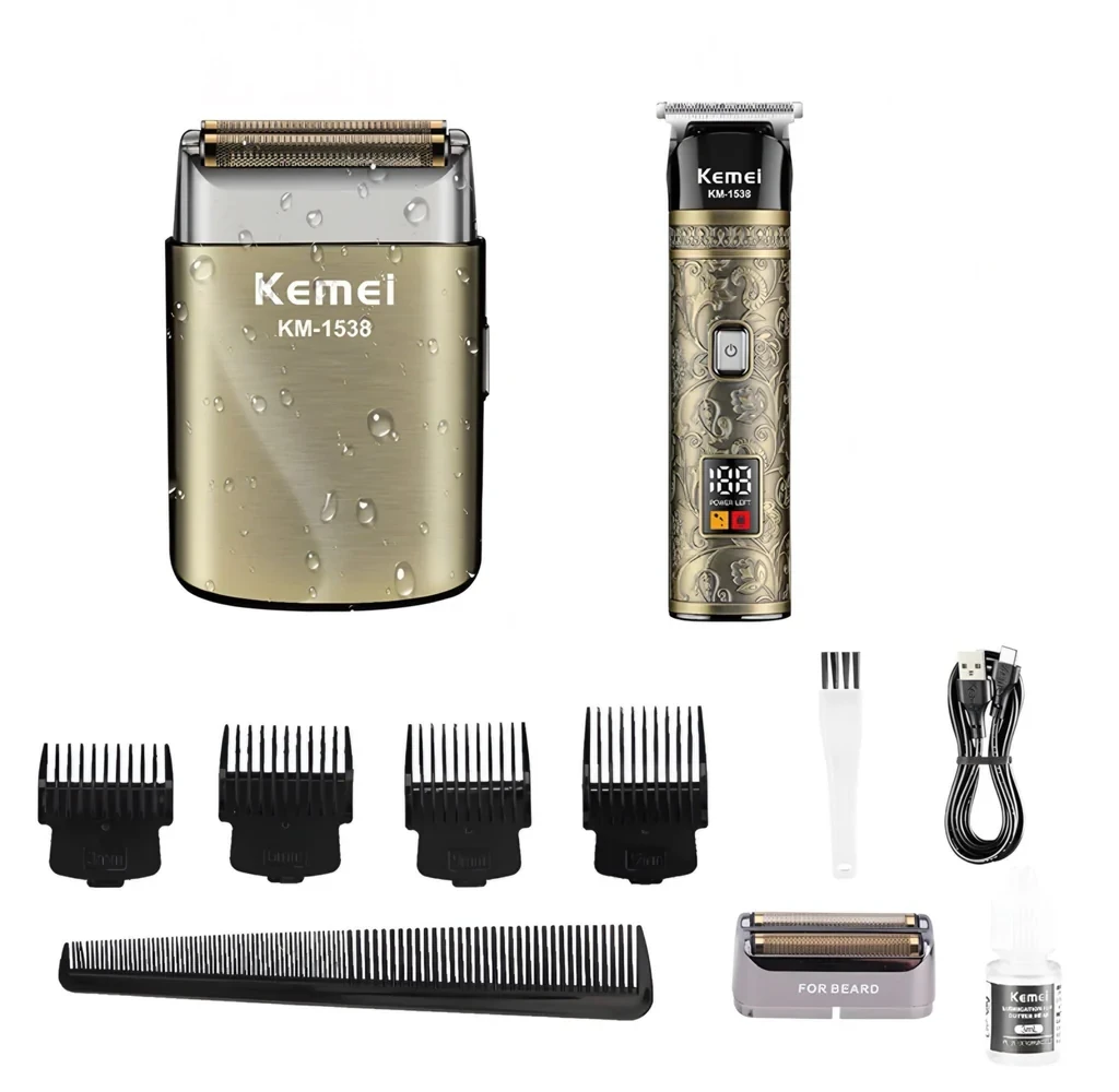 Kemei Hair Clipper Combo - KM1538