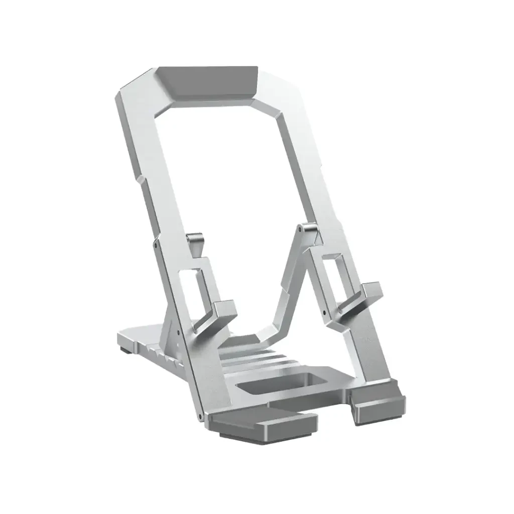 Green Lion Fold Mate Foldable Phone Stand (GNFLDMTSTSL) Silver