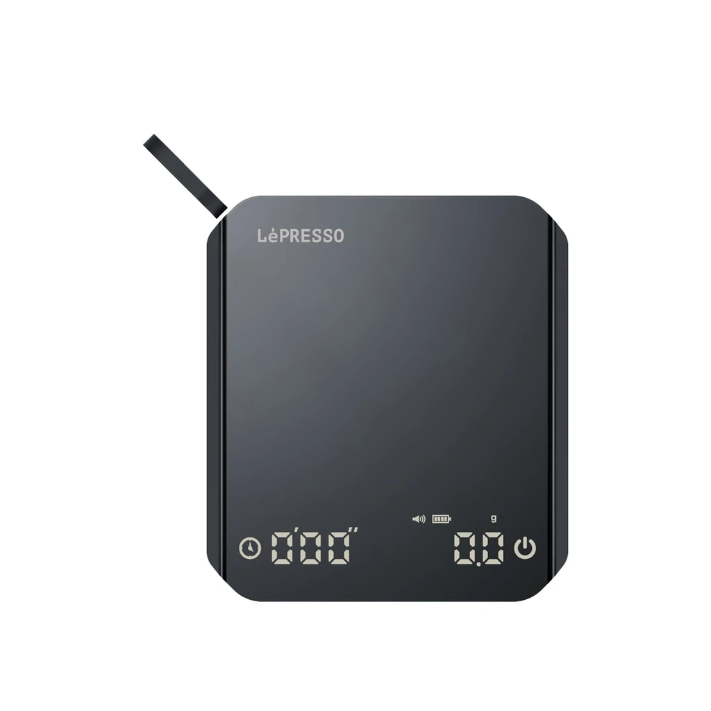 Lepresso Digital Coffee Scale with Timer (LPMDCSTBK) Black
