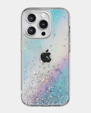 SwitchEasy Starfield Sparkling Glitter Resin Case For Iphone 15 Pro -Galaxy