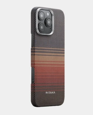 Pitaka Tactile Woven Case For Iphone 16 Pro Max -Sunset