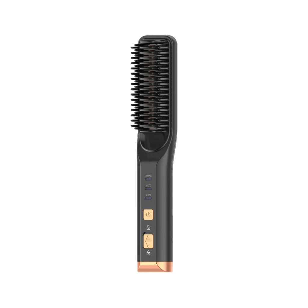 Green Lion Cordless Beard & Hair Straightener (GL-HS20) Black