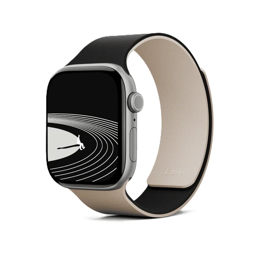MOFT Snap Duo Apple Watch Band 44/45/46/49mm - Jet Black / Beach White