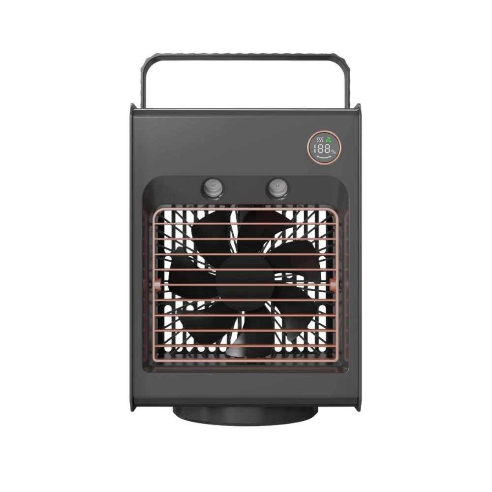 Porodo Air & Mist Portable Cooling Fan With Night Light - Grey