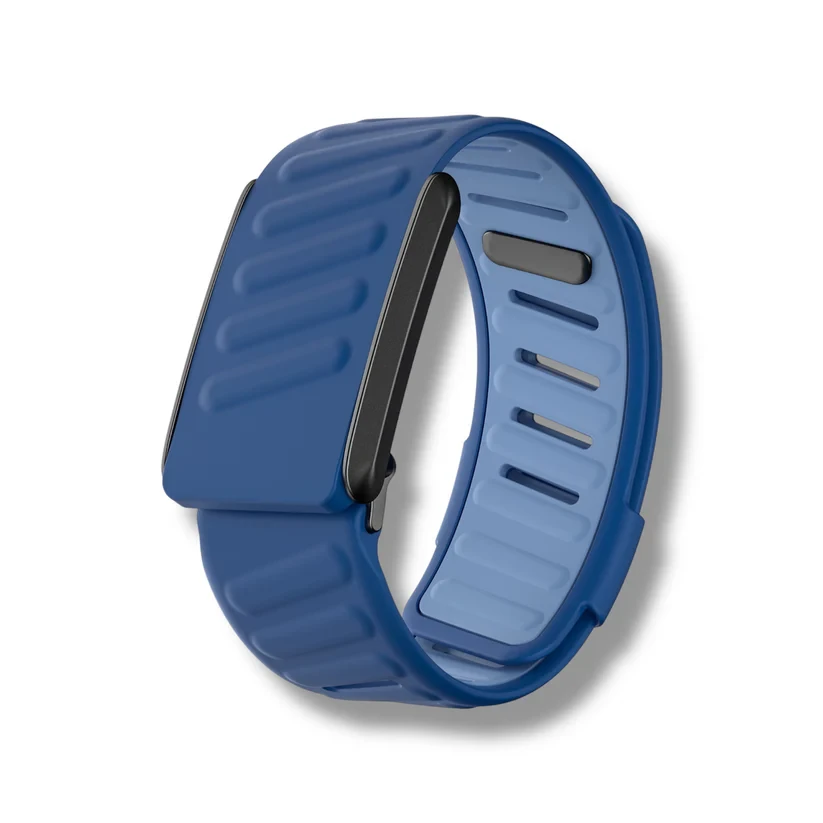 Wizard SportFlex Silicone Band Compatible With Whoop - Navy Blue/Blue