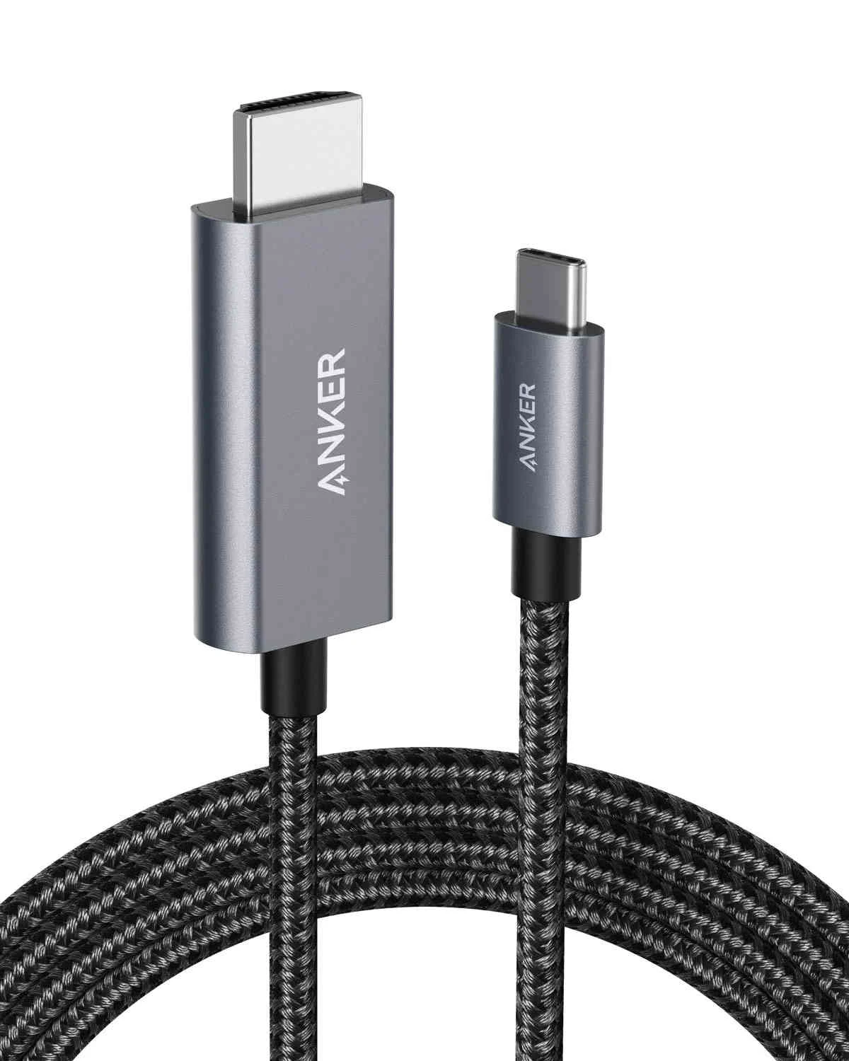 Anker 311 USB-C to HDMI Braided cable 1.8m - A8730H11 - Black