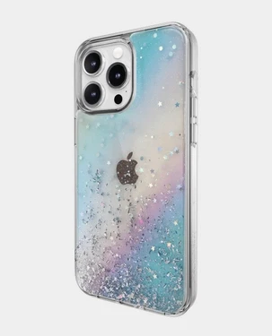 SwitchEasy Starfield Sparkling Glitter Resin Case For Iphone 15 Pro Max -Galaxy