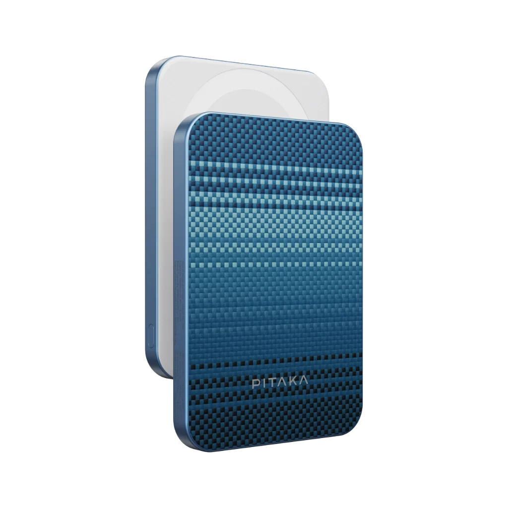 Pitaka Aramid Fiber Qi2 Magnetic Power Bank 5000mAh -Moonrise