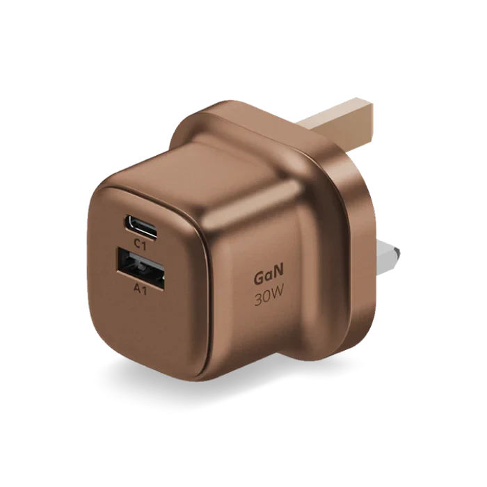 Momax 1-Charge GaN 30W 2 Port Charger (UM71UKL2) Sandstone