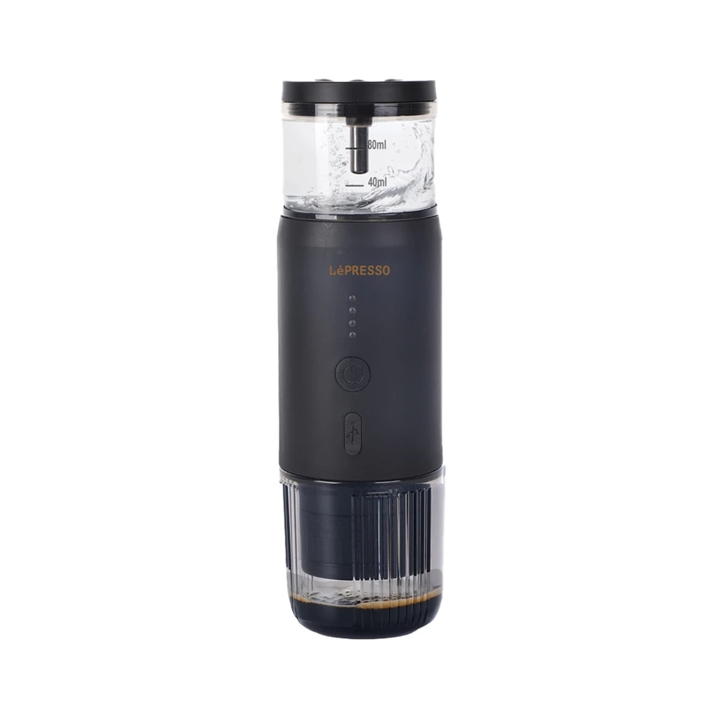 LePresso Portable Espresso Machine With Thermal Meter (LP001) Black