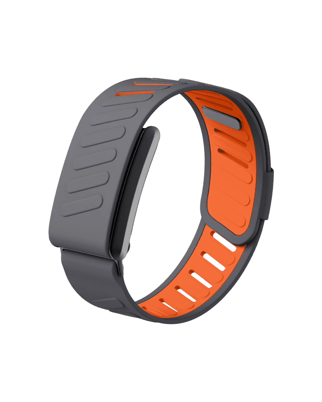Moxedo Flow-Fit Silicone Strap Compatible With Whoop 4.0 - Grey/Orange