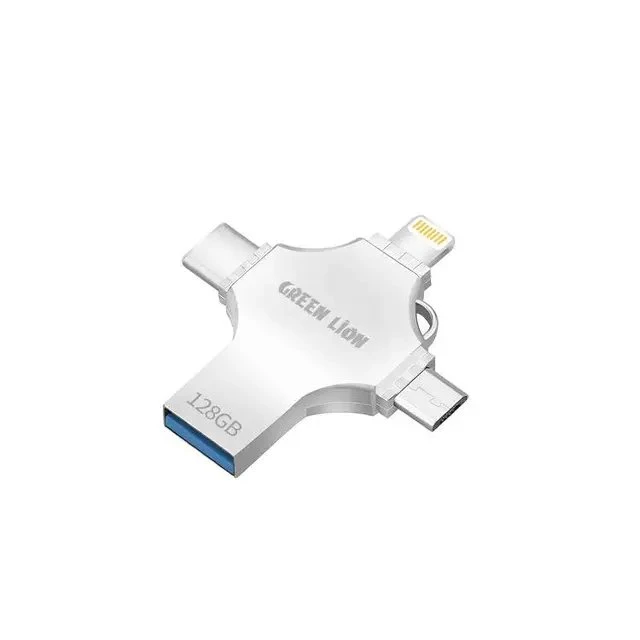 Green Lion 4 in 1 Usb Flash Drive 128GB