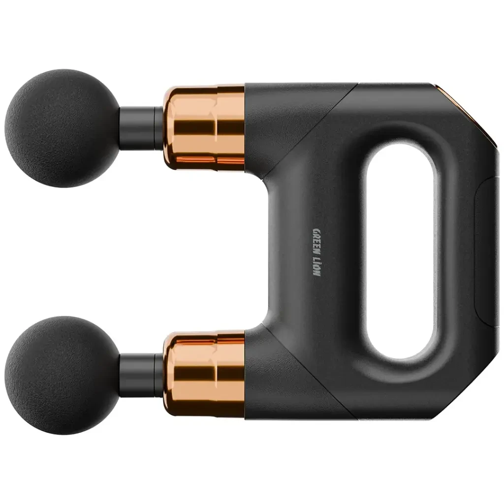 Green Lion Vibe Pro Dual Head Massage Gun (GL-MG23) Black