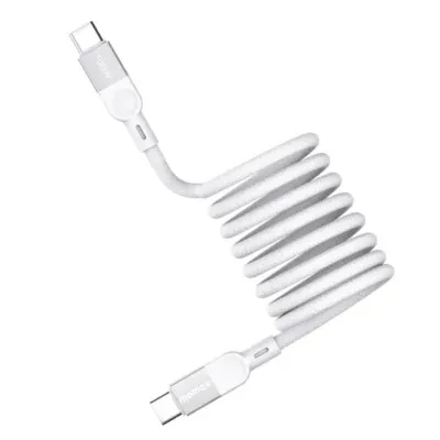 MOMAX MAG LINK 100W USB-C TO USB-C MAGNETIC CABLE 2M White