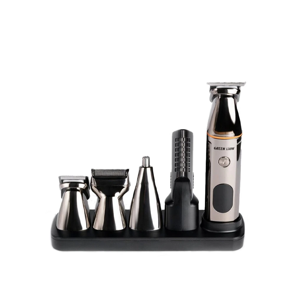 Green 5 In 1 Multi-Function Hair Clipper Set