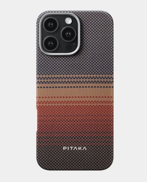 Pitaka Tactile Woven Case For Iphone 16 Pro -Sunset