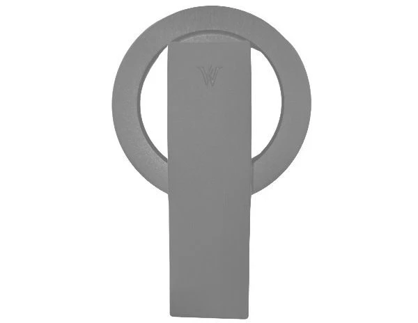 Wizard Tando Ring Mag - Multi-Functional Aluminium Stand with Silicon Grip - Grey