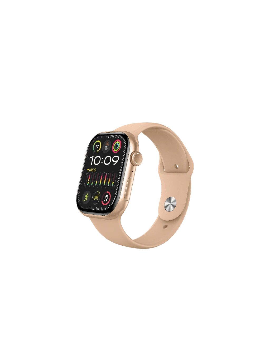 Moxedo MEVO+ Smartwatch with Chat GPT AI Assistant & Bluetooth Calling - Gold