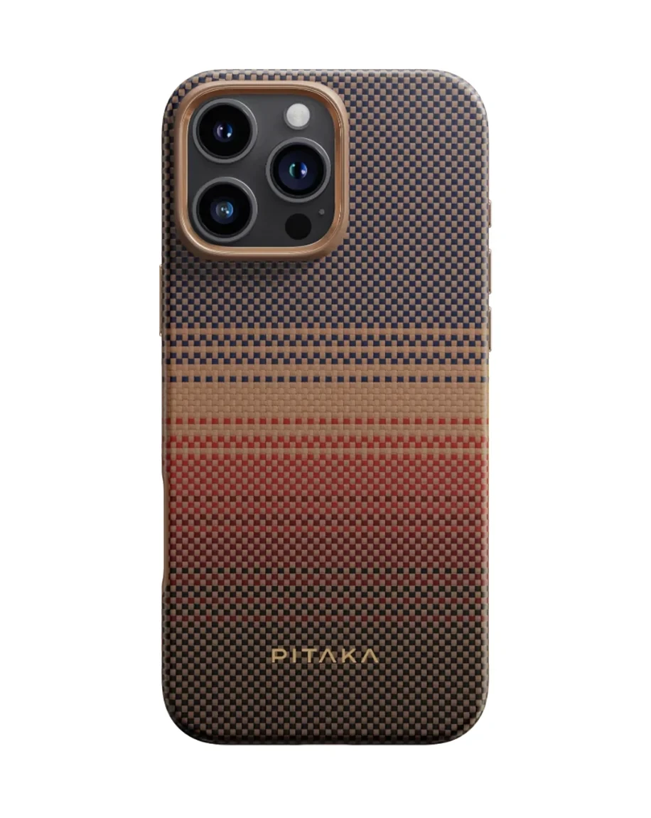 Pitaka Protective Woven Case For Iphone 16 Pro -Sunset