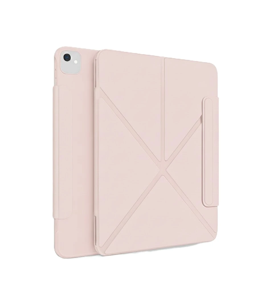 XUNDD Magnetic Smart Folio Case iPad Air 11" (M2/M3) Pink