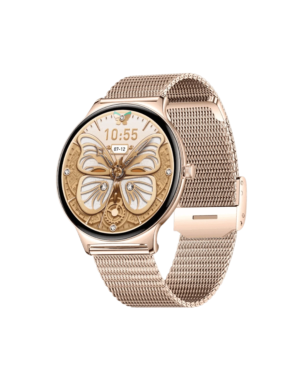 Moxedo GLORY Stylish Women’s Smartwatch with 120+ Sports Modes - Rose Gold