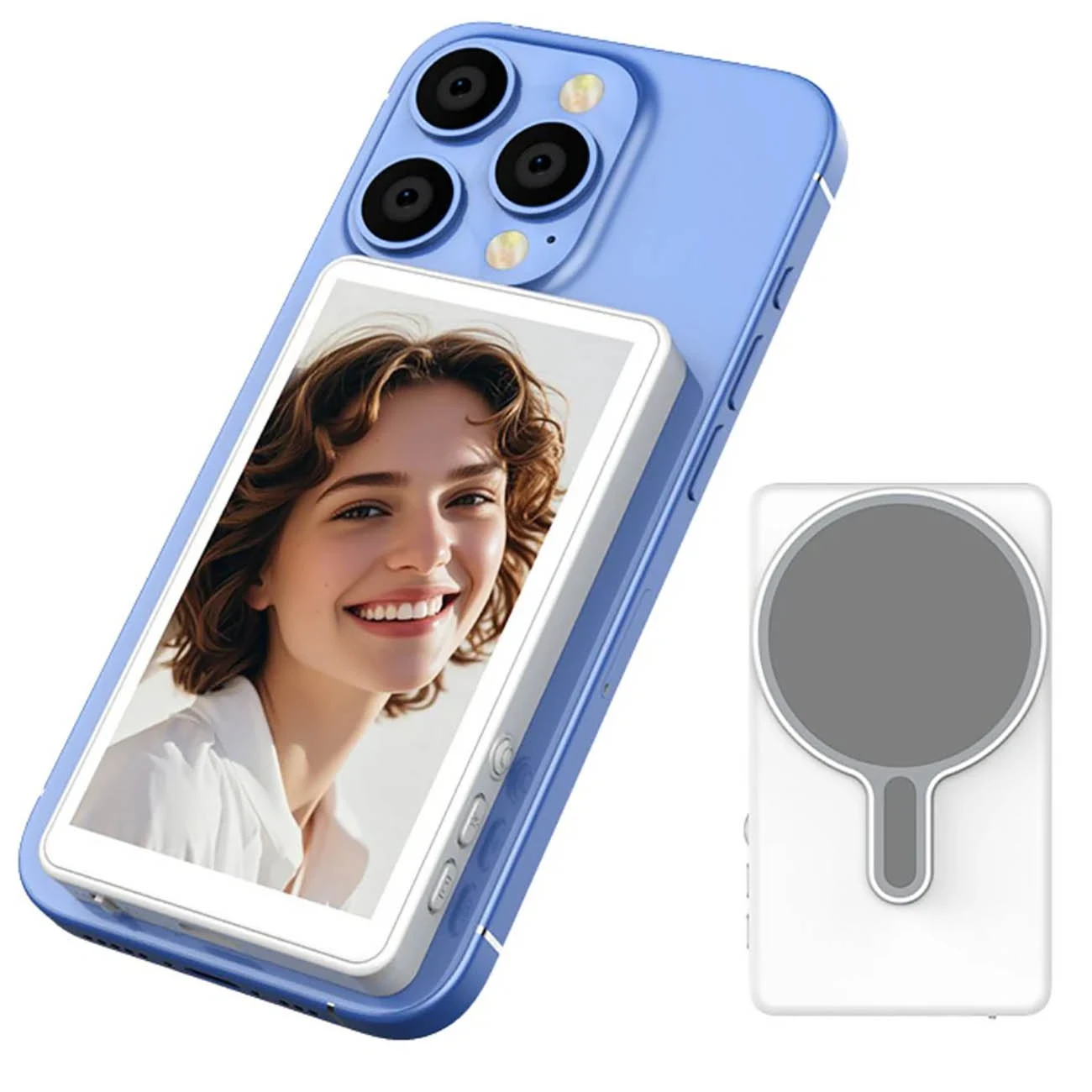 Magnetic Selfie Screen - White