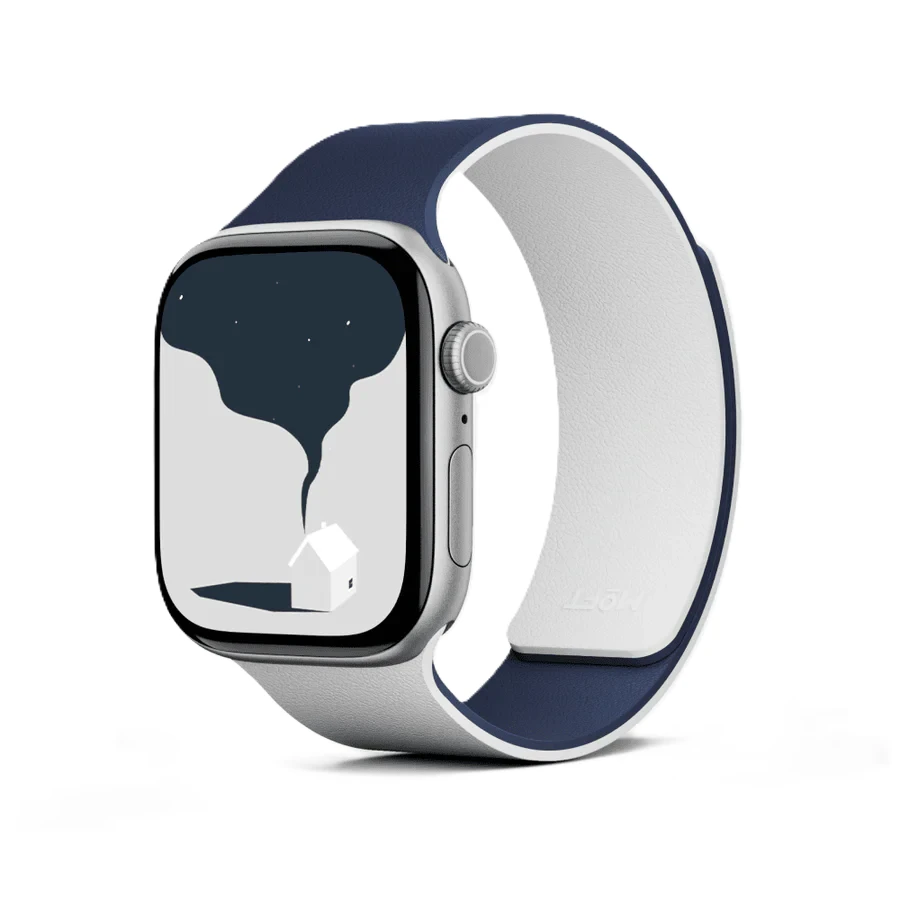 MOFT Snap Duo Apple Watch Band 44/45/46/49mm - Navy Blue / Misty Cove