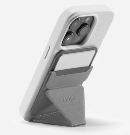 MOFT Snap-On Iphone Stand & Wallet (MOVAS) -Taupe