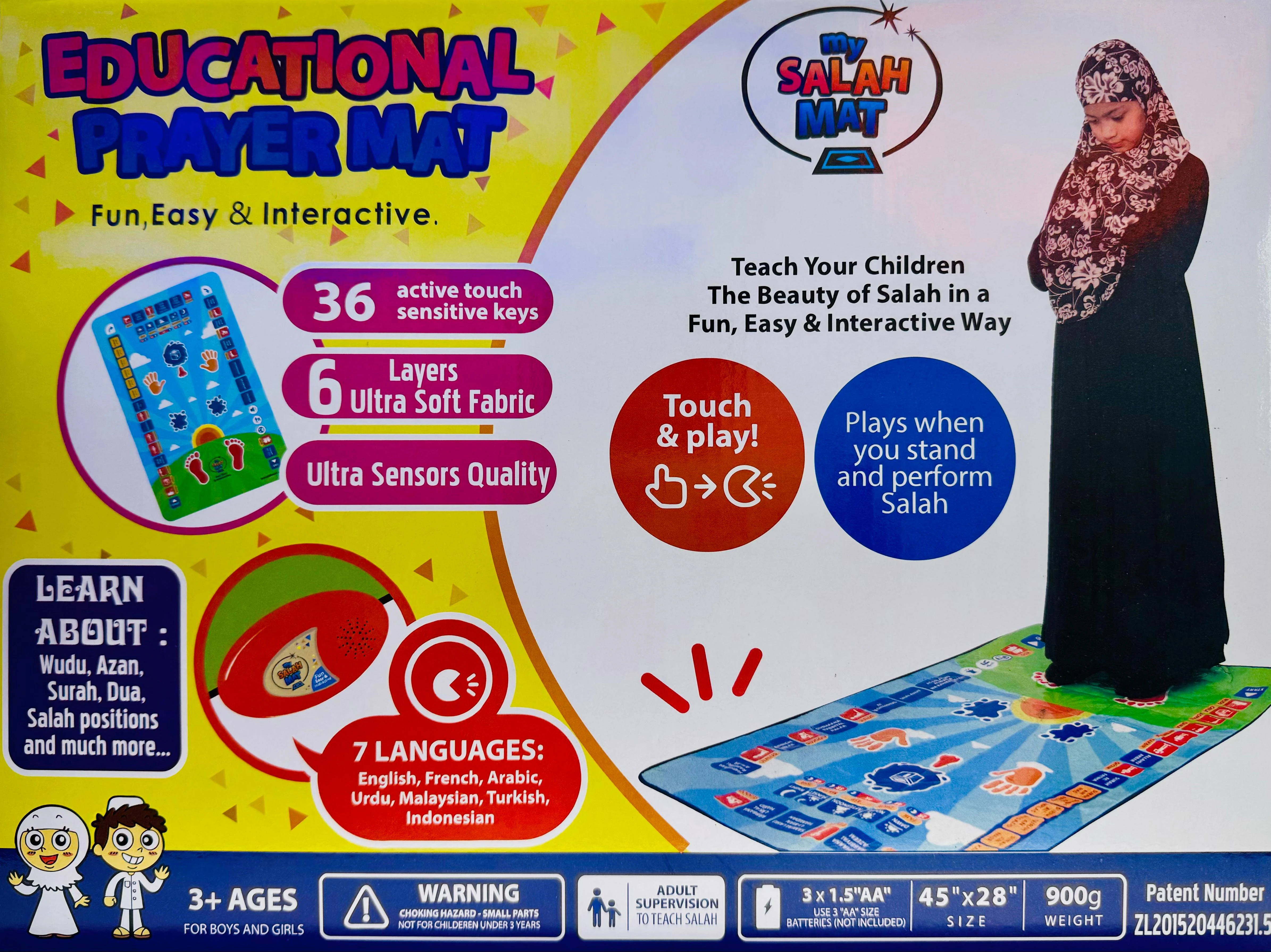 Educational Prayer Mat - My Salah Mat