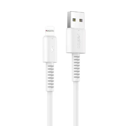 YESIDO Fast Charge USB-A to Lightning Cable 1m (CA12OL) -White