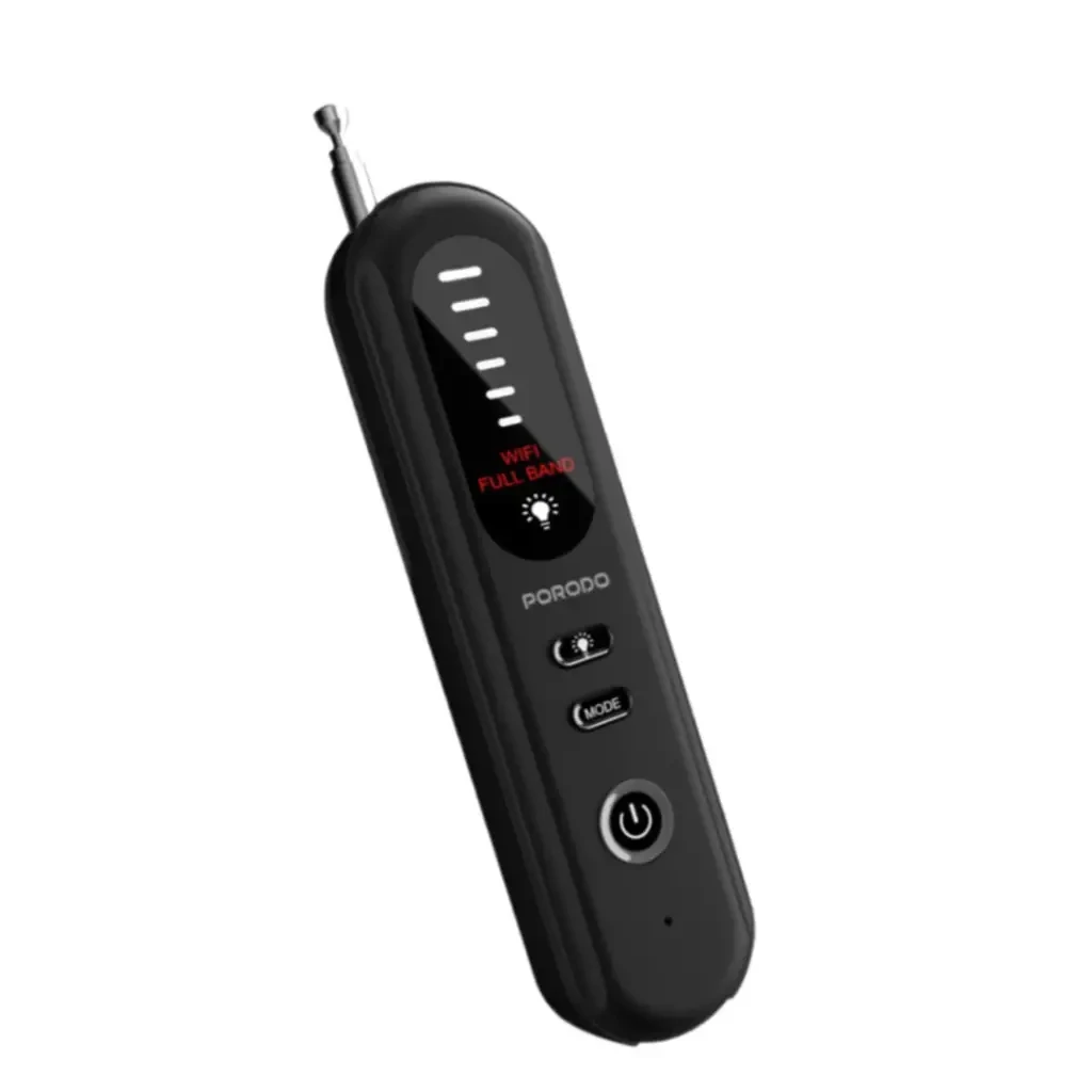 Porodo Spy Guard Wireless Signal & Camera Detector (PD-ETK11-BK) Black