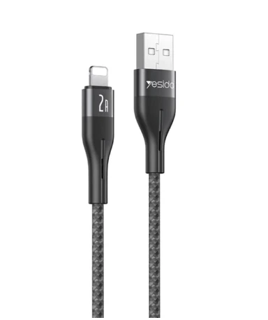 YESIDO Fast Charge USB-A to Lightning Cable 1m (CA121L) -Black