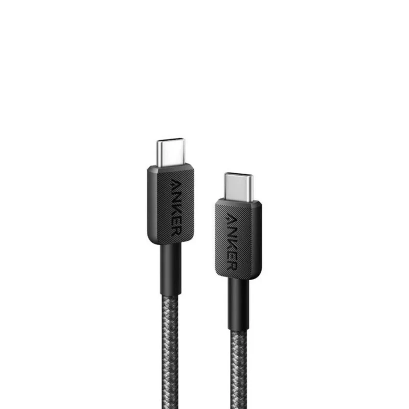 Anker 322 USB-C to USB-C 3FT Braided Cable 0.9m - A81F5H11 - Black