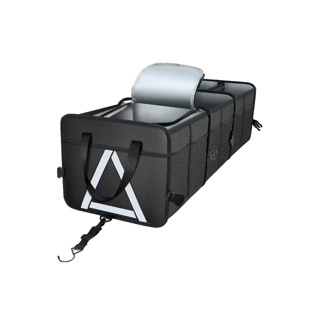 Green Lion Car Trunk Organizer 80L - Black