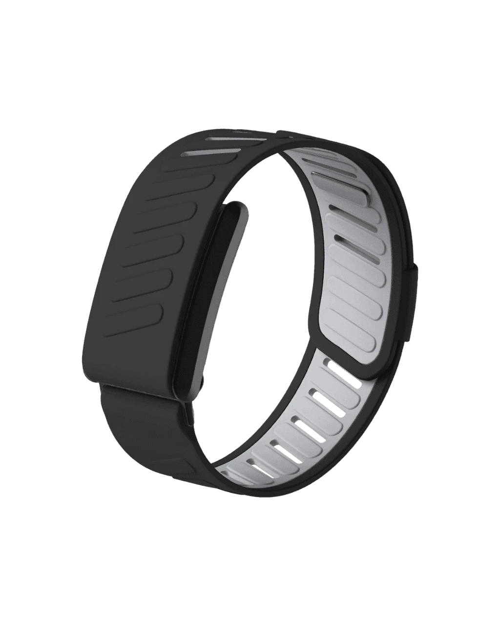 Moxedo Flow-Fit Silicone Strap Compatible With Whoop 4.0 - Black/Grey