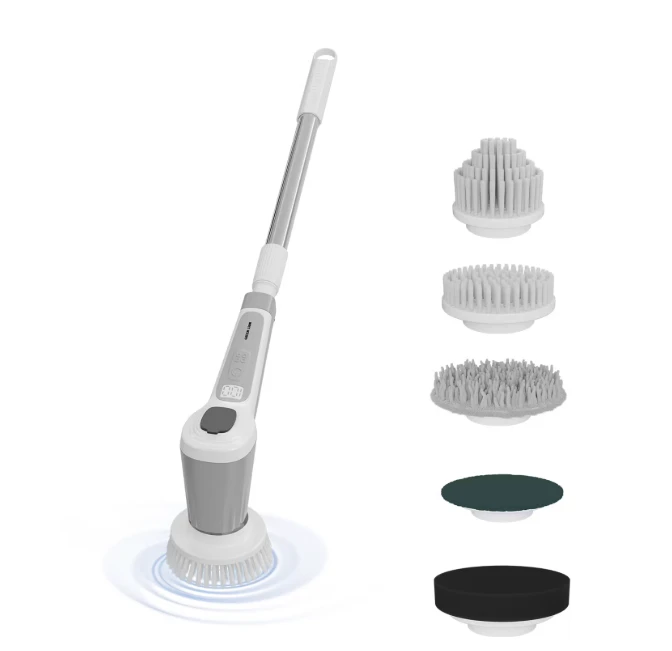 Green Lion Sonic Spinner 5-in-1 Electric Spin Scrubber (GSC400) White