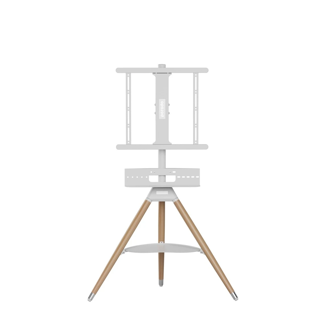 Porodo 32"-65" Artistic TV Floor Tripod Stand - White