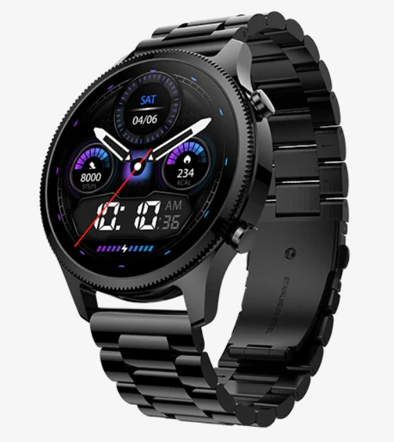 NOISE Smart Watch Noisefit Halo Plus Elite Edition - Black