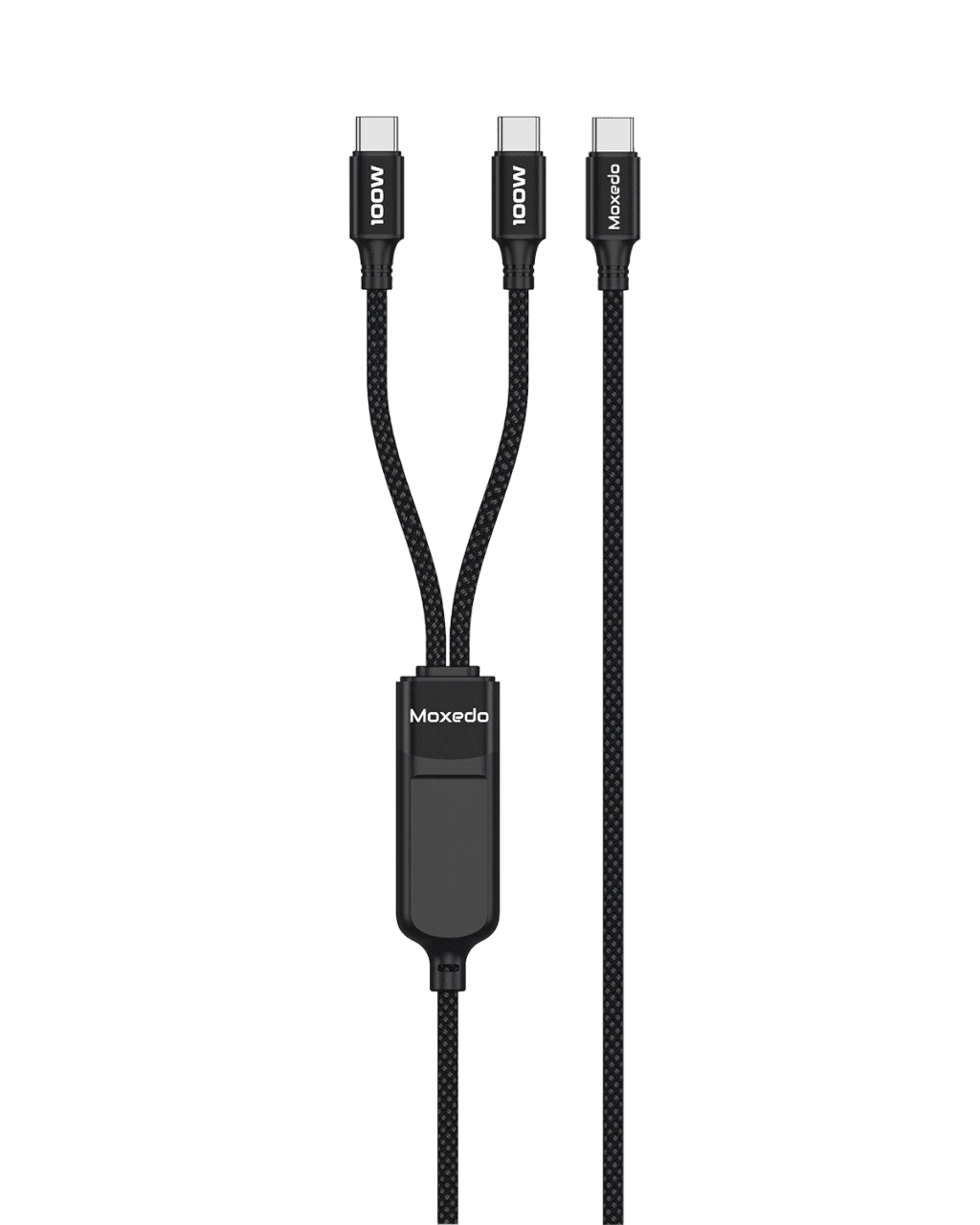 Moxedo 2 in 1 100w Charging Cable Type-C t C+C -1.5m