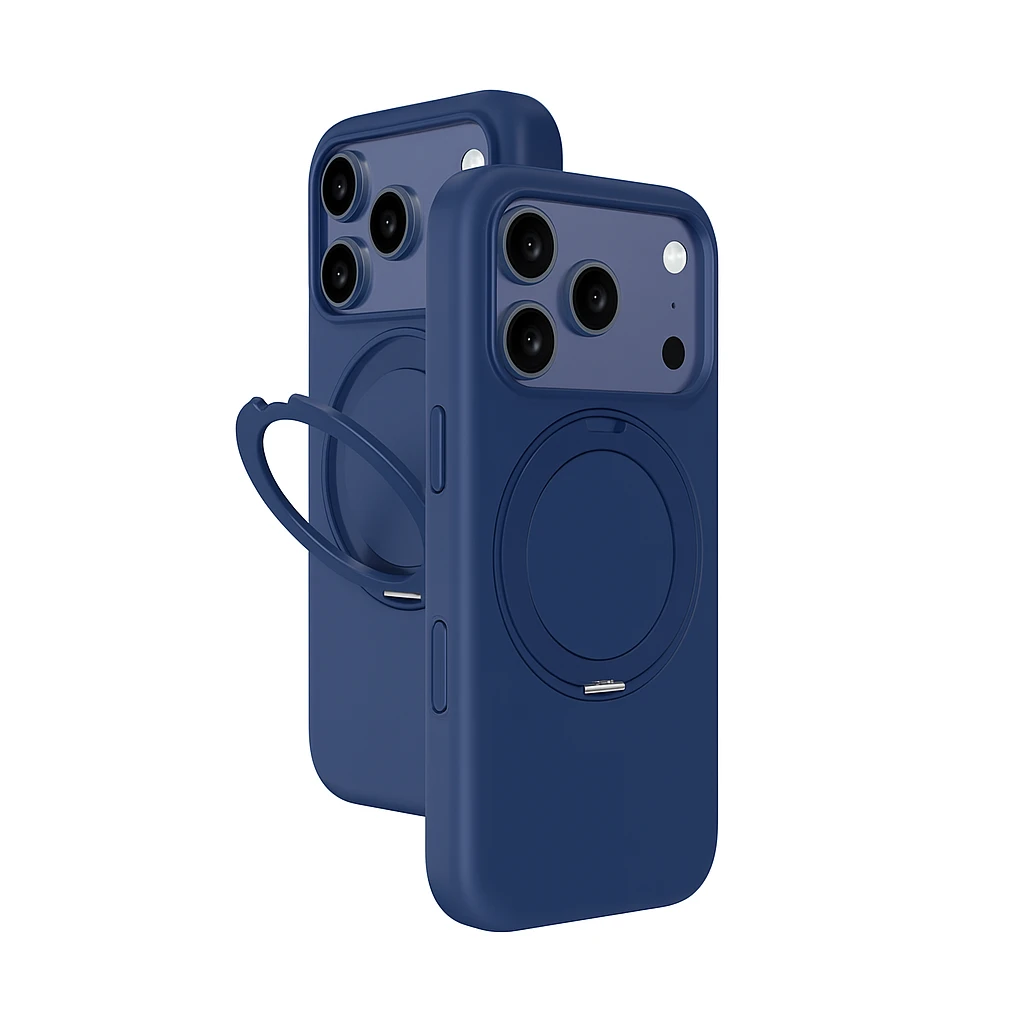 AmazingThing Cloudie Magspin 360 Rotatable Ring Stand Case for iPhone 17 Pro Max - Blue