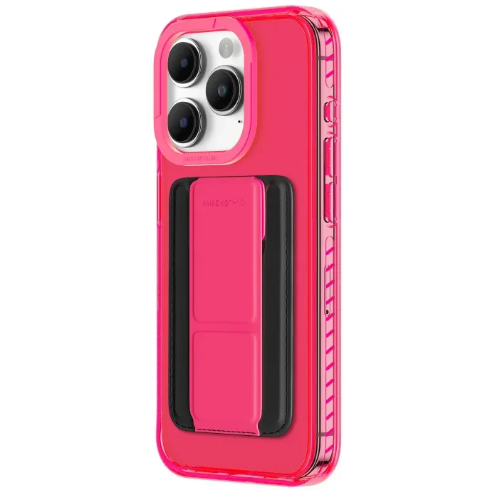 Amazing Thing Titan Pro Neon Mag Wallet Case with stand for Iphone 15 Pro Max - IP156.7PTWPN