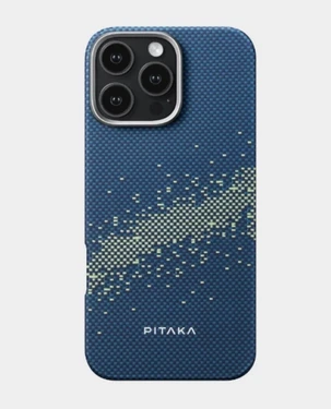 Pitaka Tactile Woven Case For Iphone 16 Pro -Milky Way Galaxy