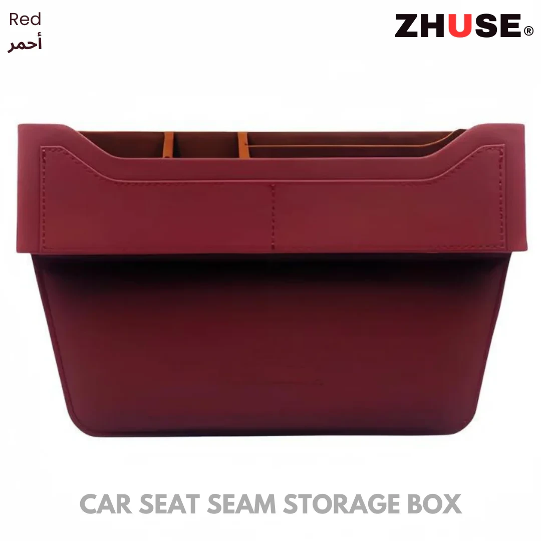 Zhuse Car Seat Seam Storage Box (ZSCA001) - Red