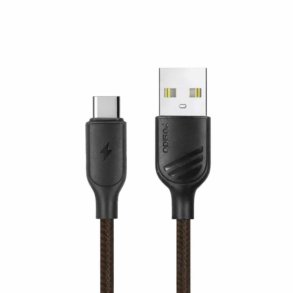 Yesido Fast Charge USB-A to USB-C Cable - 1m (CA126C) Black